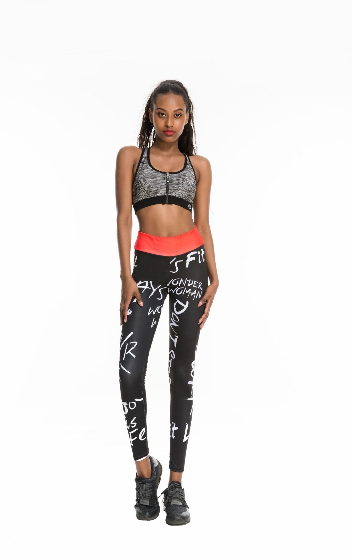 Energy Gym Tight Leggings High Waist Fashion Leggings Women Fitness Running Yoga Leggings Pants letter printed Leggings