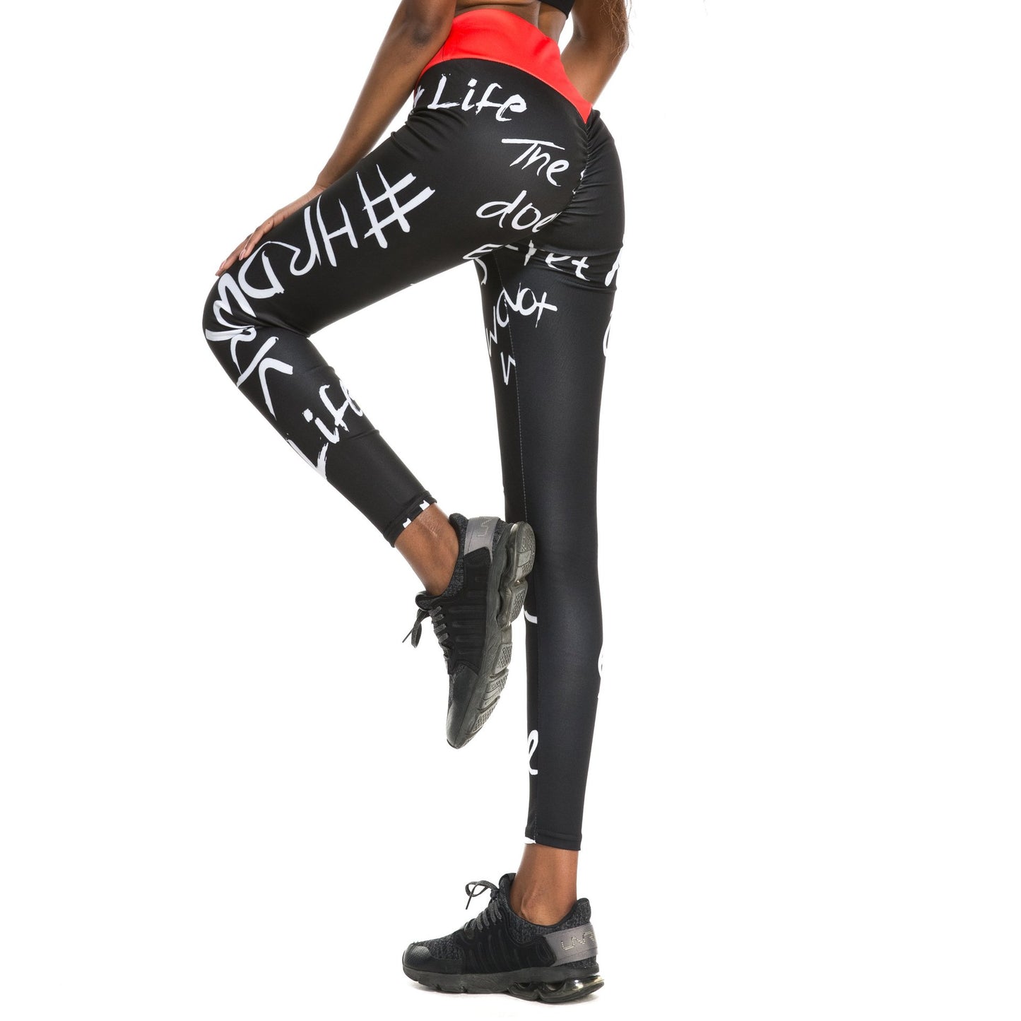 Energy Gym Tight Leggings High Waist Fashion Leggings Women Fitness Running Yoga Leggings Pants letter printed Leggings