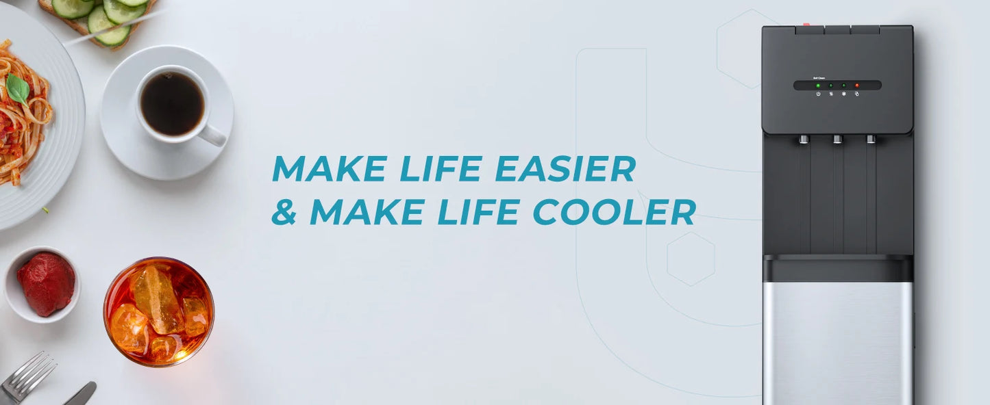 SIMZLIFE Self Cleaning Commercial Water Boiler Electric Dispenser Fast Heating Cooling With UV Lights for Coffee Tea Restaurant