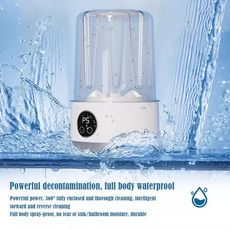New Wireless Washing Machine Portable Travel Underwear And Socks Laundry Bucket, Charging Mini Clothes Washing Cup 2-speed Time