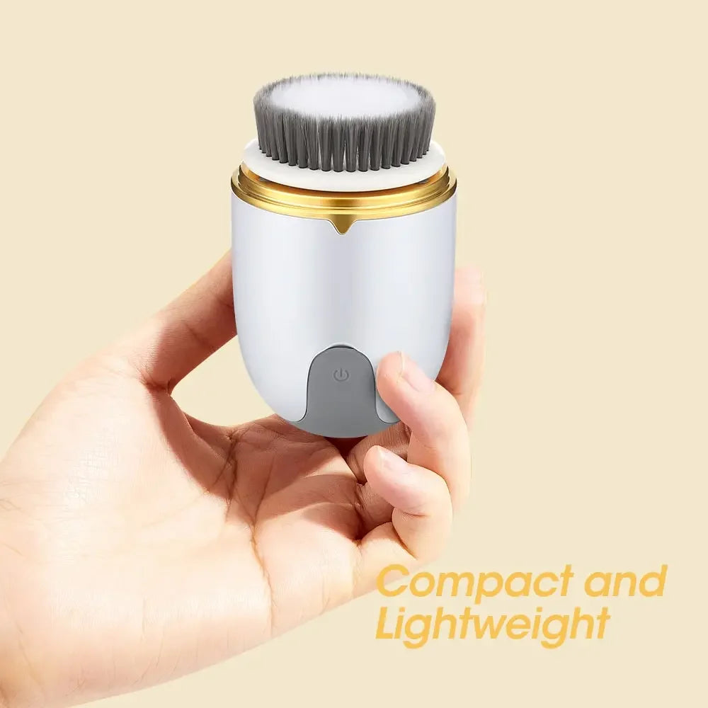 3 IN 1 Ultrasonic Facial Cleaner Pore Face Skin Care Massager Electric Face Cleansing Brush Blackhead Remover Facial Clean Brush