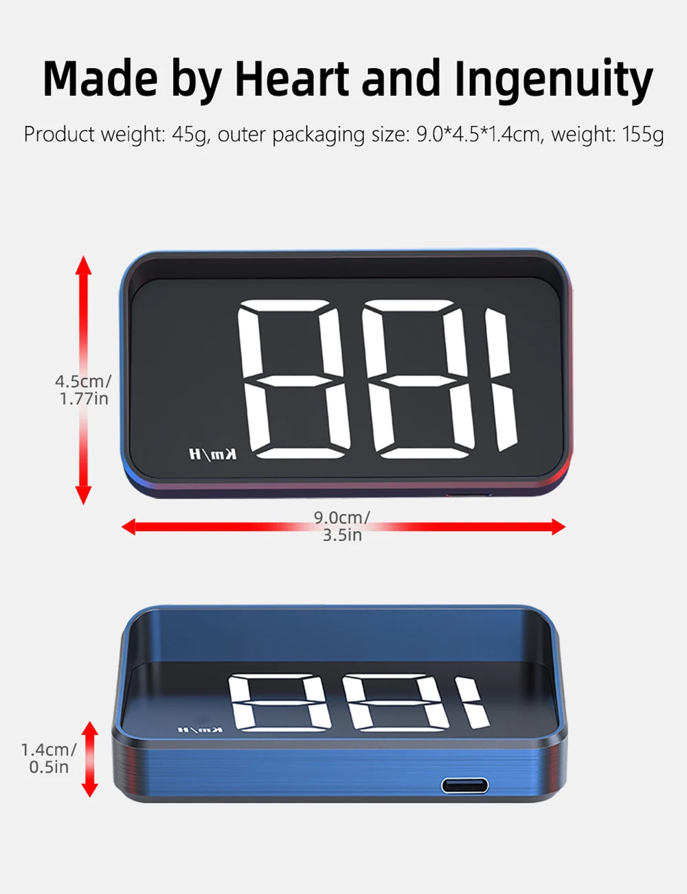 Car Head Up HD Display M2 GPS Speedometer Speed KMH Digital HUD Windshield Projector For All Cars Auto Electronics Accessories