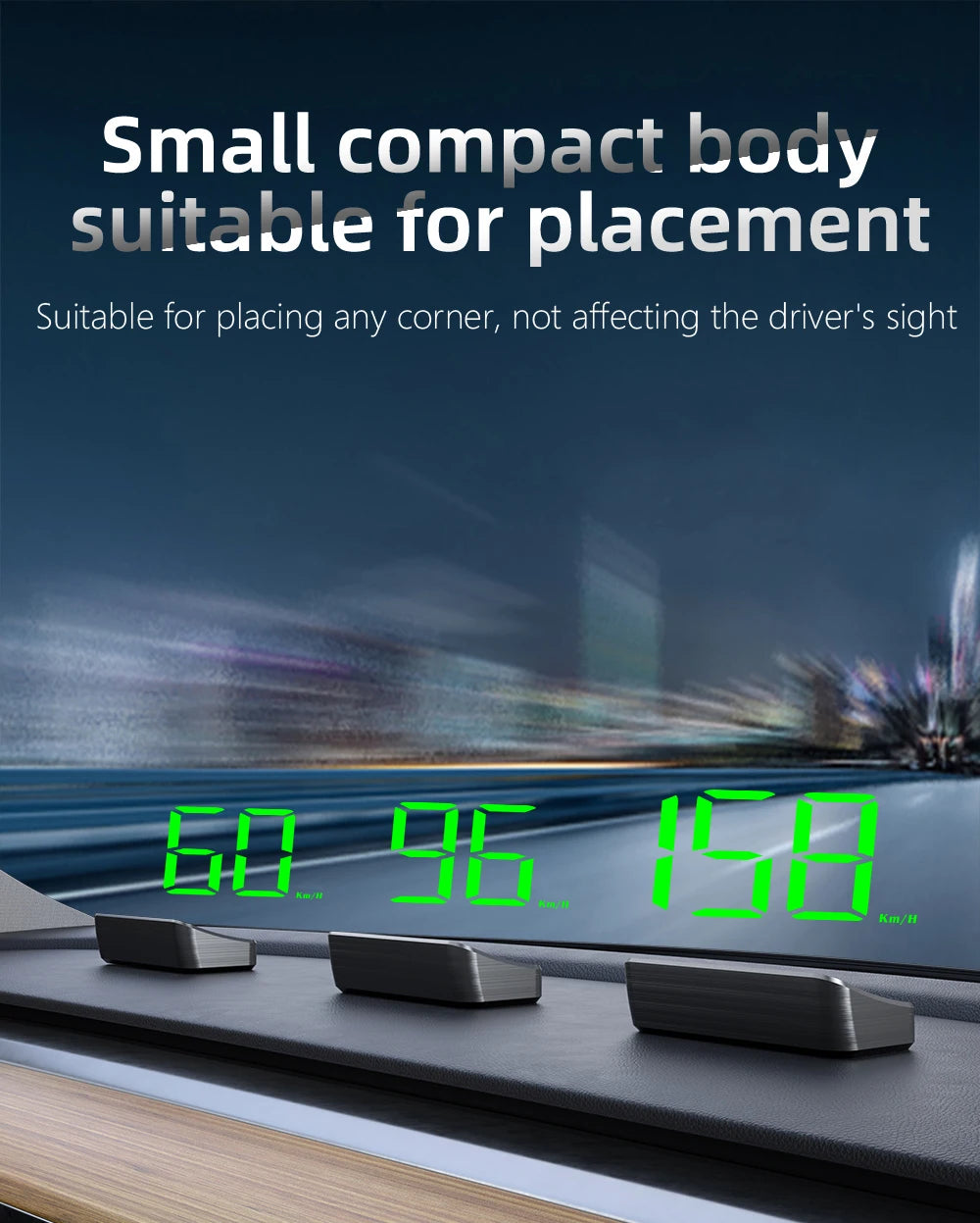 Car Head Up HD Display M2 GPS Speedometer Speed KMH Digital HUD Windshield Projector For All Cars Auto Electronics Accessories