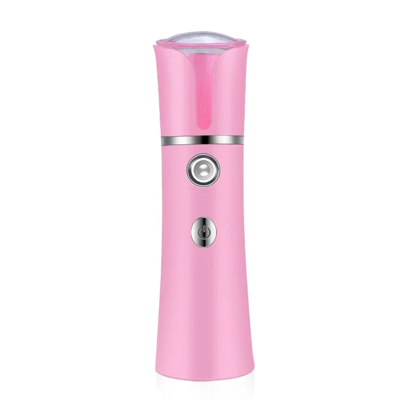 Mini Face Steamer USB Rechargeable Humidifier Nano Nebulizer Portable Cold Spray Moisturizing Beauty Instruments Skin Care Tool