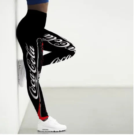 Sport Leggings For Women 3D Snacks Printed Tights Yoga Pants Gym Legging Streetwear Y2K Sexy Ladies Slim fit sports pants