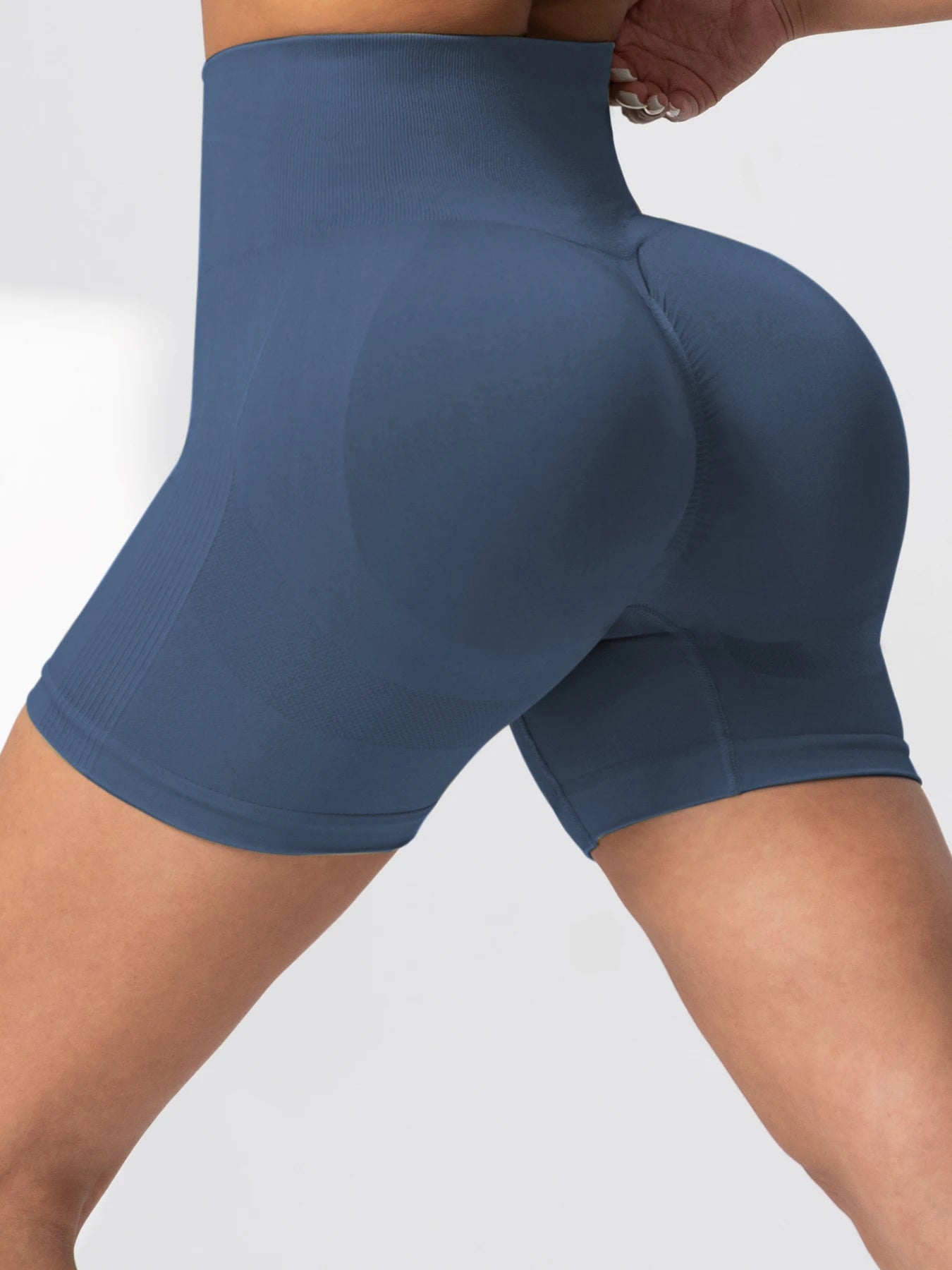 1/3/4pcs Women's Seamless Cycling Short Leggings-High-Waist Stretchy&Quick Drying Nylon For Yoga Gym & Outdoor Shorts
