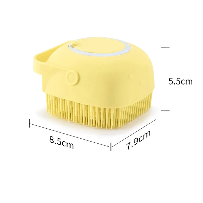 Bathroom Puppy Big Dog Cat Bath Massage Gloves Brush Soft Safety Silicone Pet Accessories for Dogs Cats Tools Mascotas Products