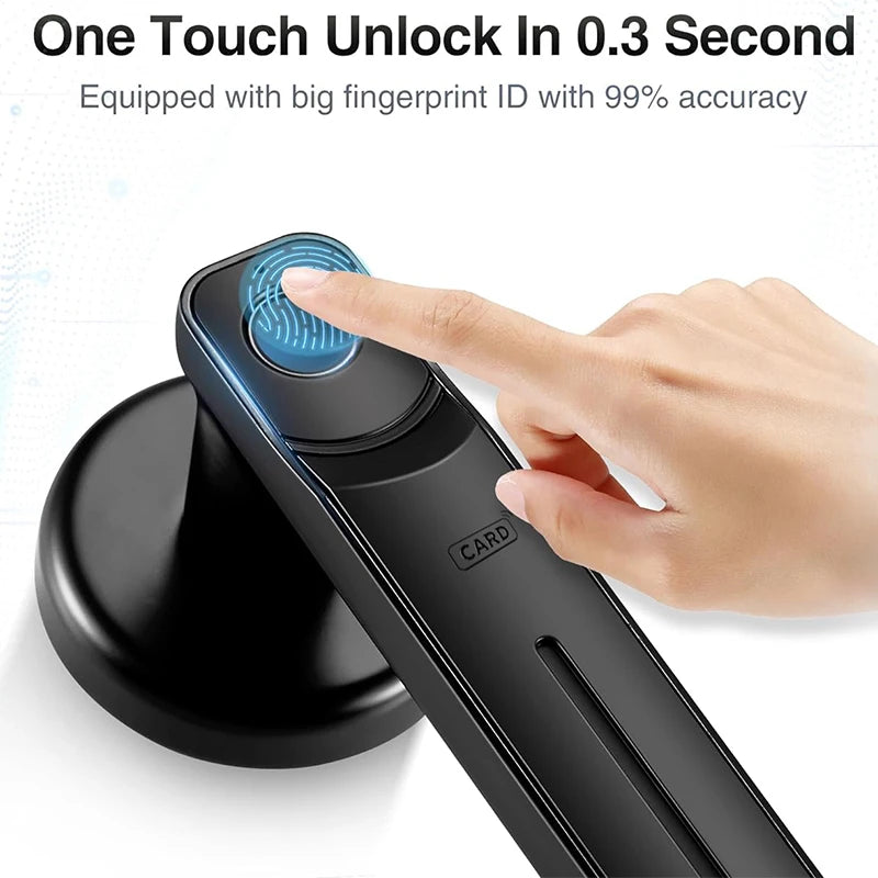CIEPOJIT Electronic lock Smart Lock Fingerprint Lock unlock handle smart lock Smart Fingerprint Door Lock Keyless Entry