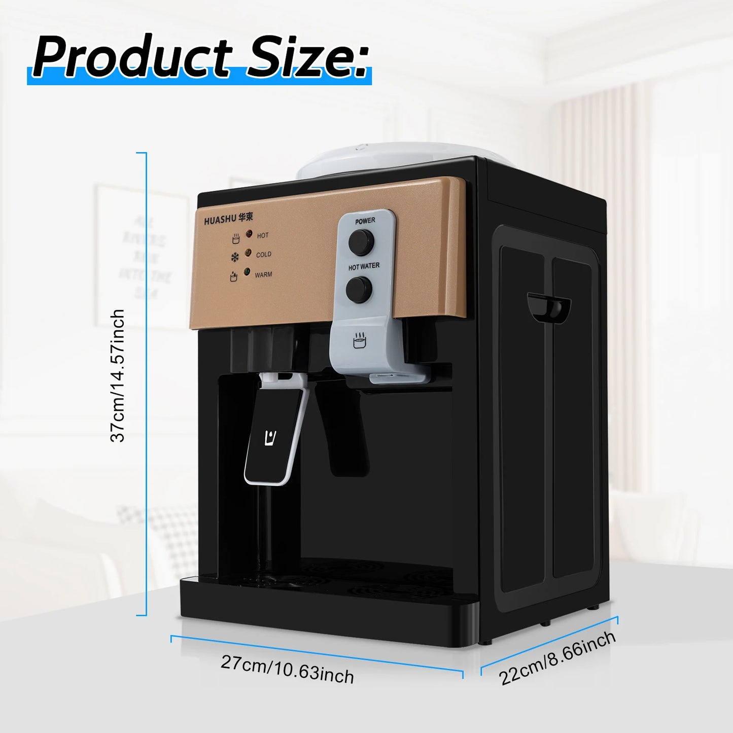 550W Household Electric Water Dispenser Cold Water Heater Office Multifunctional Water Dispenser
