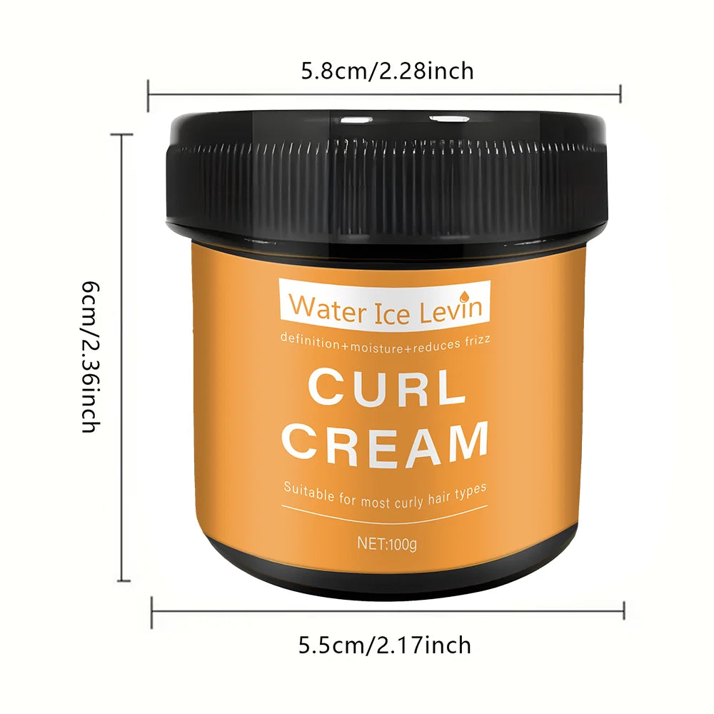 100g Curl Cream Hair Mask 1 minute quick repair damaged curly hair soft and smooth shiny straight deep moisturizing hair care