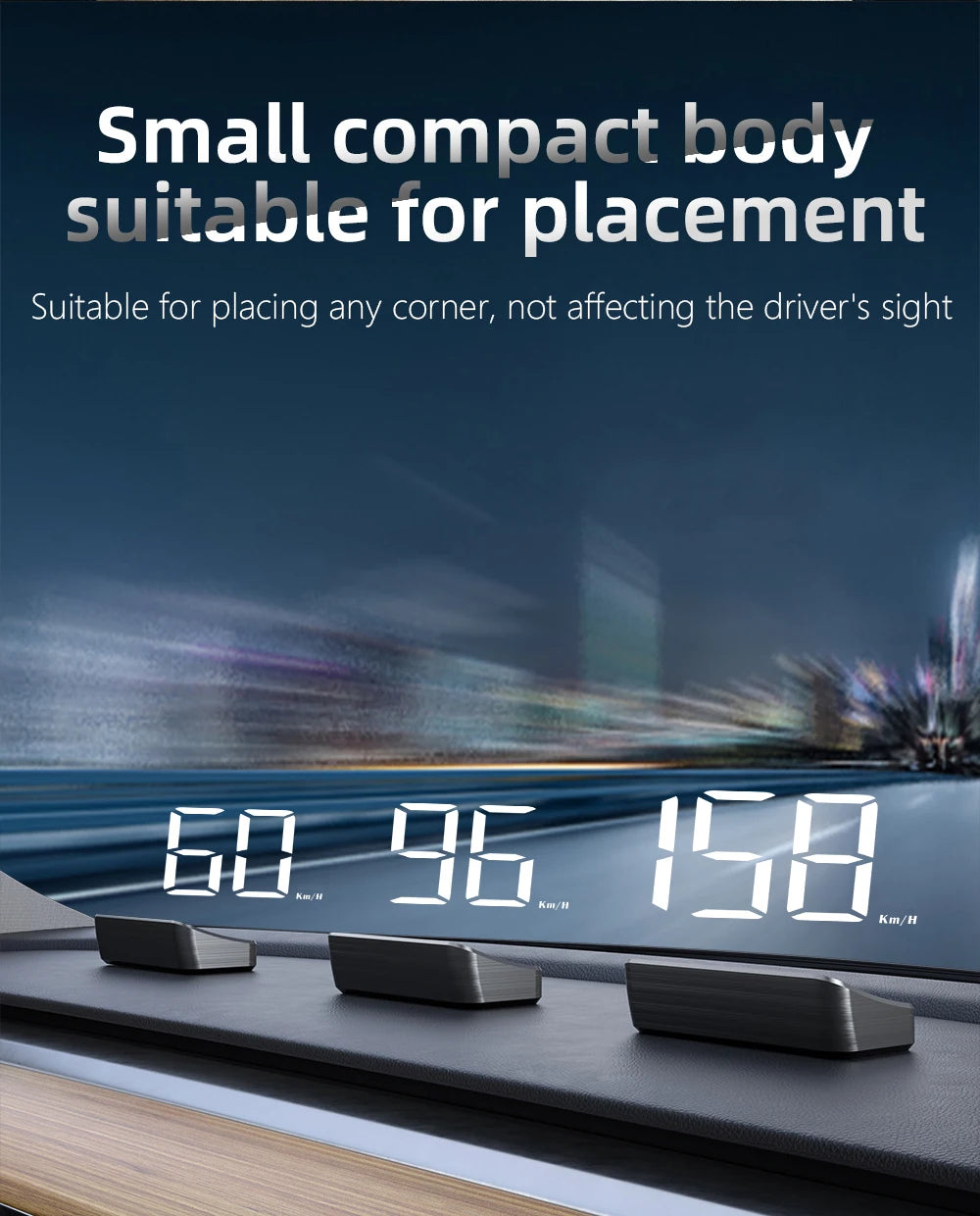 Car Head Up HD Display M2 GPS Speedometer Speed KMH Digital HUD Windshield Projector For All Cars Auto Electronics Accessories