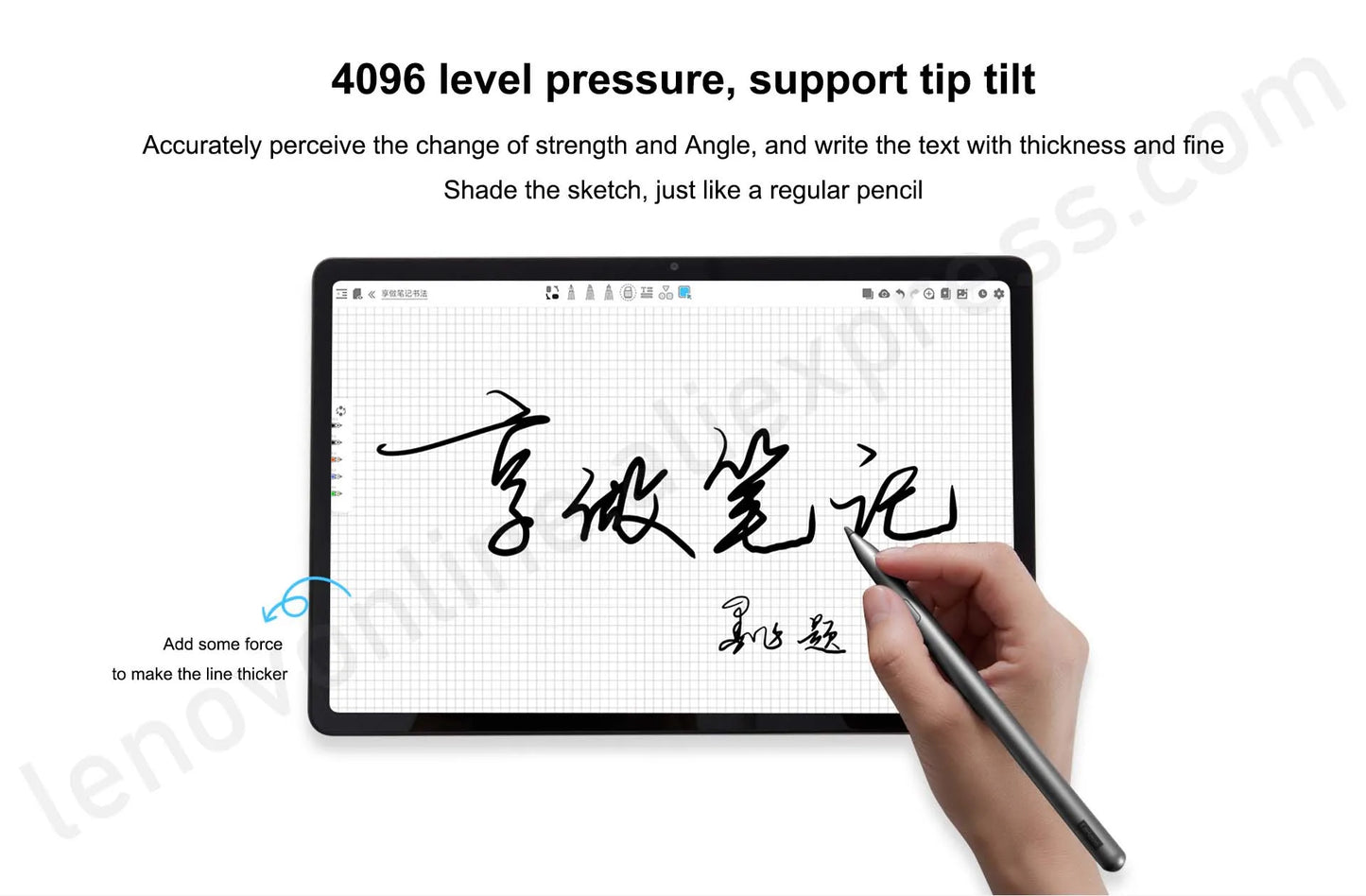 Original Lenovo Xiaoxin Stylus 2023 for Legion Y700 2023 Lenovo Pad Pro 2025 Pad 2024 4096 Level Pressure Write Bluetooth