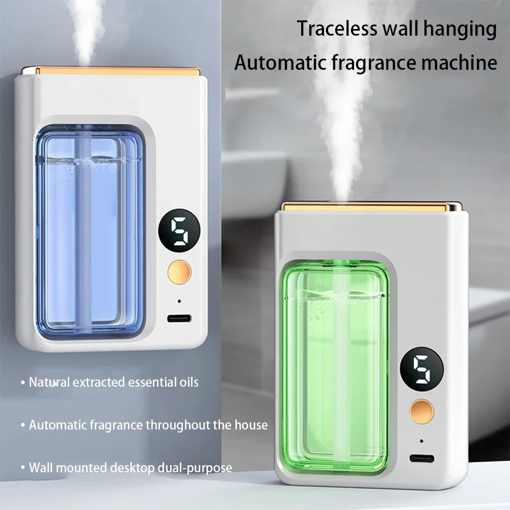 Wall-mounted Air Freshener Spray Rechargeable Aromatherapy Diffuser Hotel Home Fragrance Aromatherapy Essential Oil Diffuse