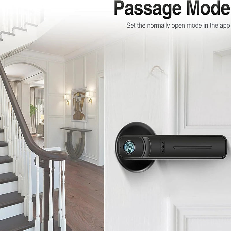 CIEPOJIT Electronic lock Smart Lock Fingerprint Lock unlock handle smart lock Smart Fingerprint Door Lock Keyless Entry