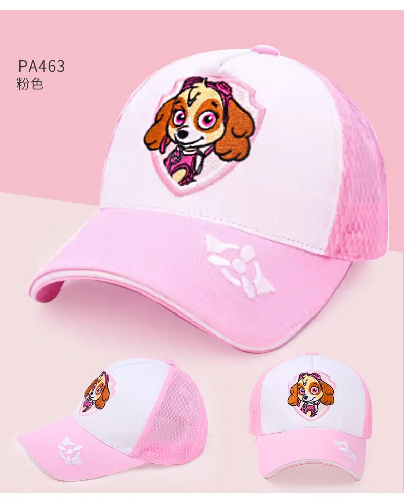 Genuine PAW Patrol Children's baseball Hats Cotton Cute Caps Headgear Chase Skye Print Party Kids Summer Hat Children Gift