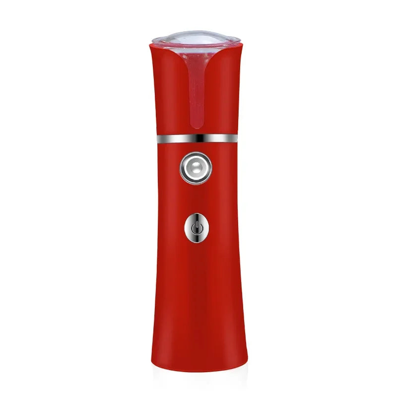 Mini Face Steamer USB Rechargeable Humidifier Nano Nebulizer Portable Cold Spray Moisturizing Beauty Instruments Skin Care Tool