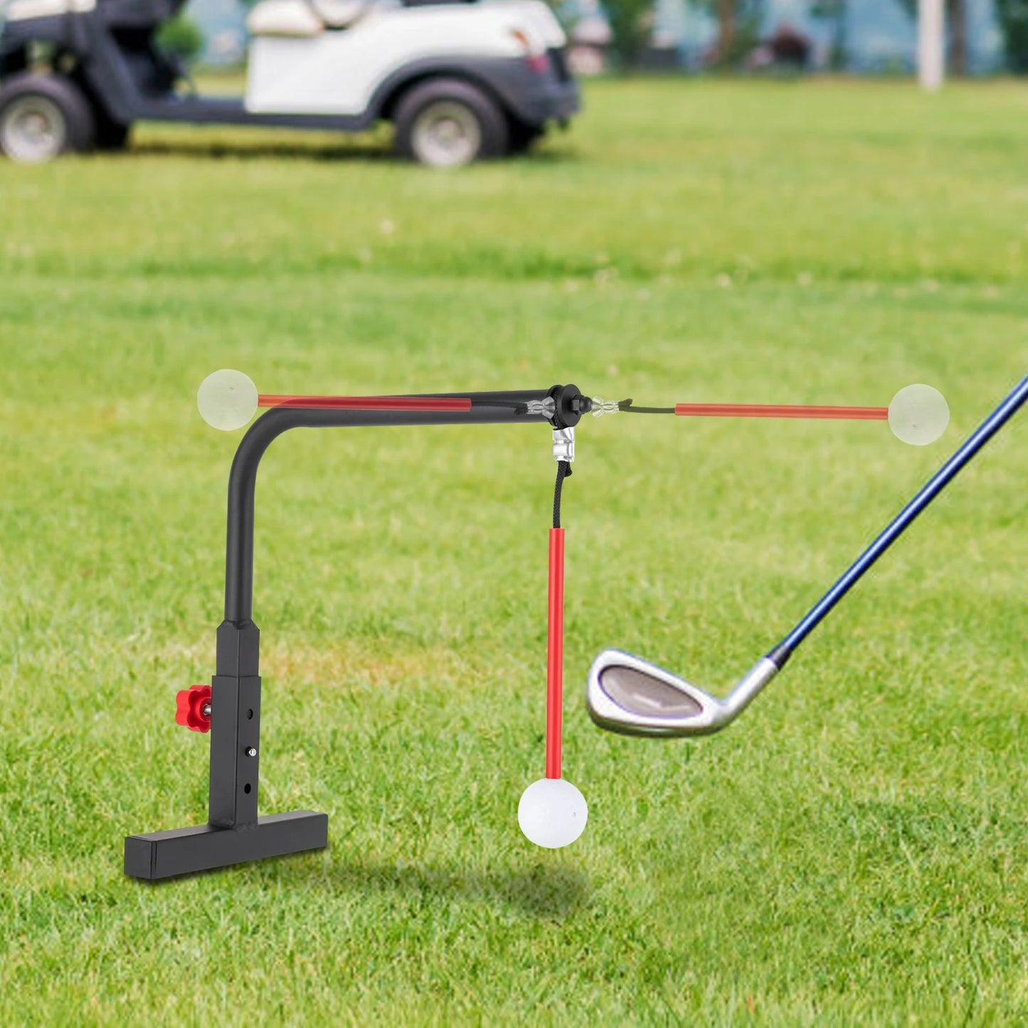 Outdoor Golf Hitting Swing Training Tool , Professional Golf Ball Chipping Practice Hitting Tool, Swing Practice Trainer Golf