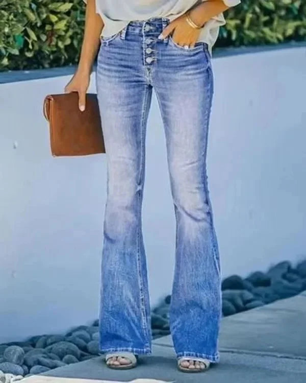2025 New Plus Size Women's Casual Trousers Thin Style Jeans Women's Fashionable Elegant Design