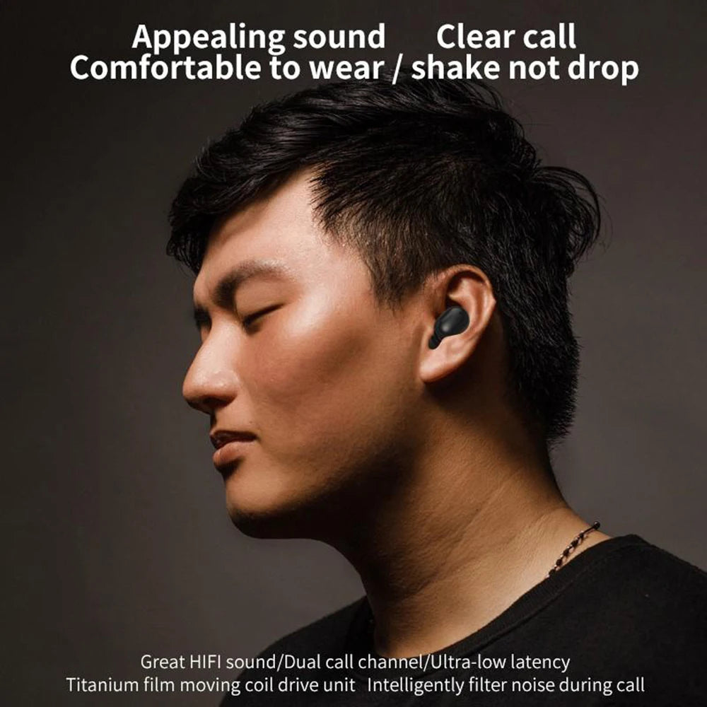 TWS E7S Fone 5.3 Bluetooth Earphones Wireless Headphones Noise Cancelling Earbuds with Mic Wireless Bluetooth Headset for Xiaomi