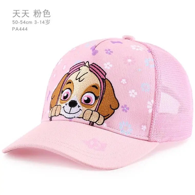 Genuine PAW Patrol Children's baseball Hats Cotton Cute Caps Headgear Chase Skye Print Party Kids Summer Hat Children Gift