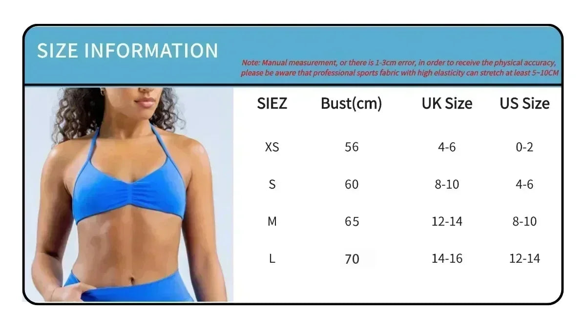 New Popular Women's Yoga Bra High Elastic Extinction Neck Printing Beautiful Back Sports Bra Sports Fitness Vest Multi-color