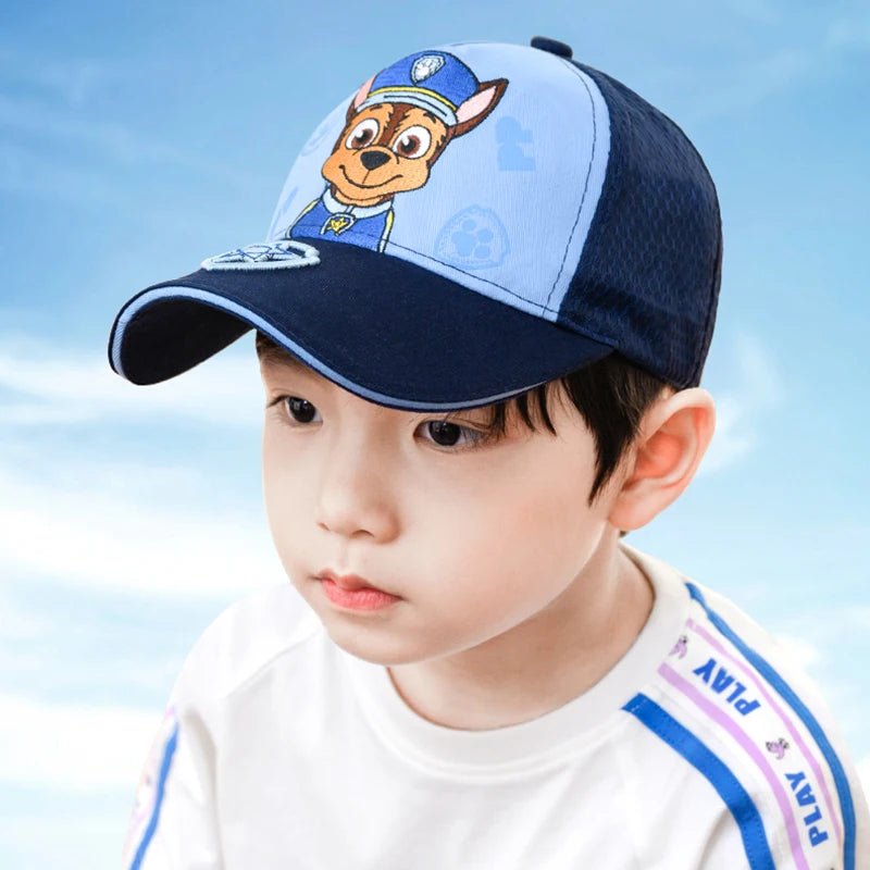 Genuine PAW Patrol Children's baseball Hats Cotton Cute Caps Headgear Chase Skye Print Party Kids Summer Hat Children Gift