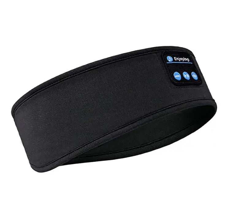 Bluetooth Sleeping Headphones Sports Headband Thin Soft Elastic Comfortable Wireless Music Earphones Eye Mask for Side Sleeper