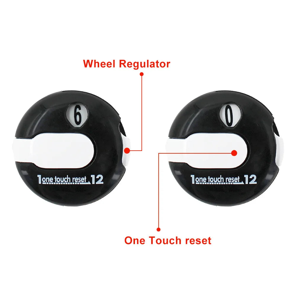 Golf Score Counter Portable Golf Stroke Counter with One Touch Reset Score Indicator Clip for Mini Golf Shot Outdoor Sports Golf