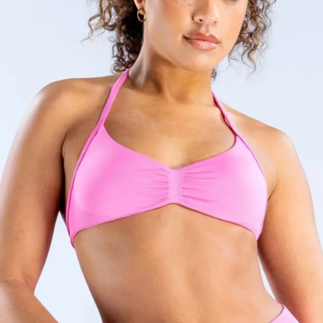 New Popular Women's Yoga Bra High Elastic Extinction Neck Printing Beautiful Back Sports Bra Sports Fitness Vest Multi-color