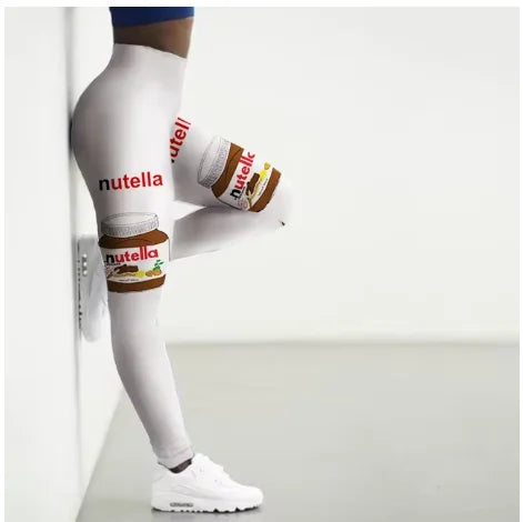 Sport Leggings For Women 3D Snacks Printed Tights Yoga Pants Gym Legging Streetwear Y2K Sexy Ladies Slim fit sports pants