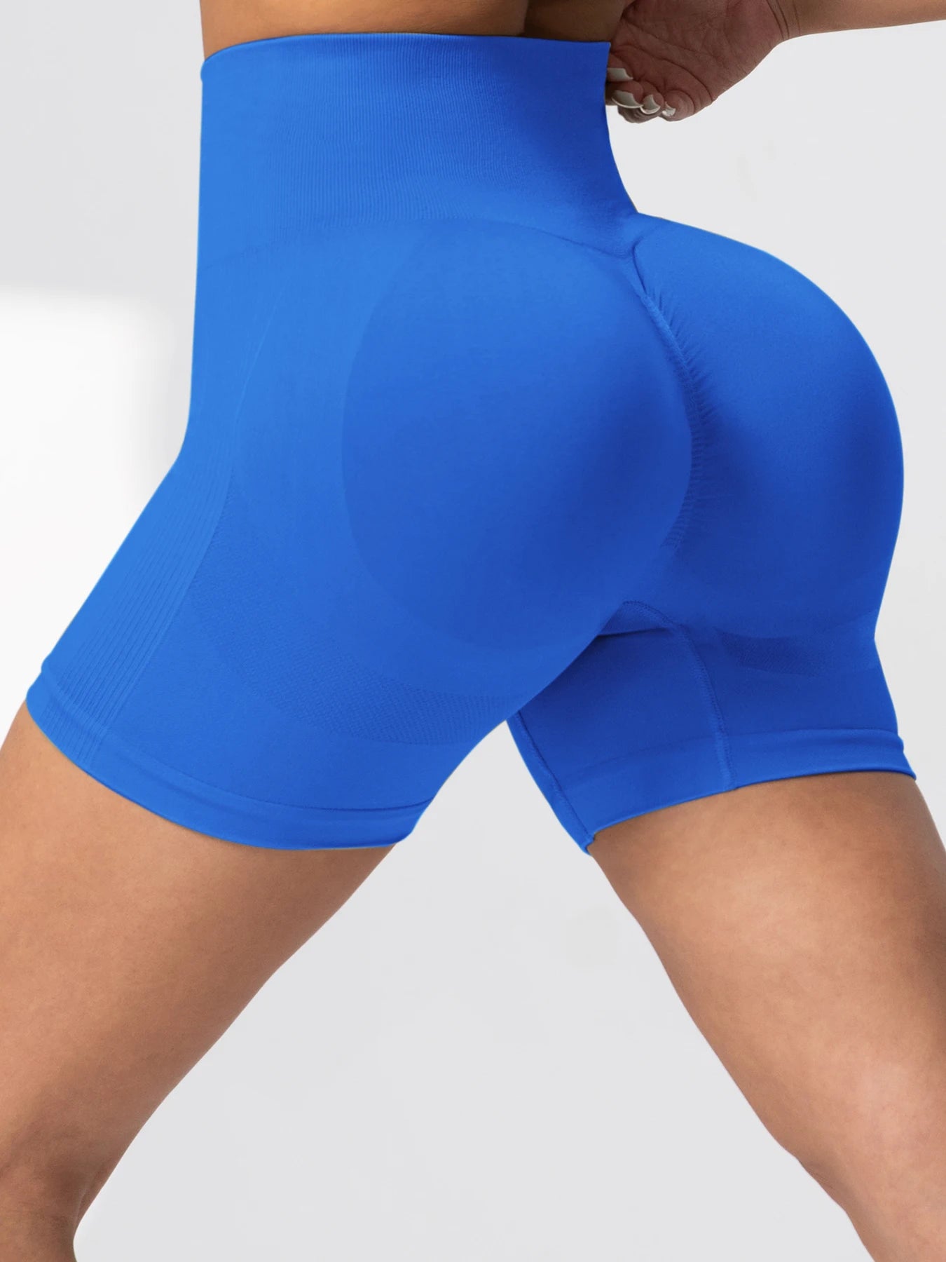 1/3/4pcs Women's Seamless Cycling Short Leggings-High-Waist Stretchy&Quick Drying Nylon For Yoga Gym & Outdoor Shorts