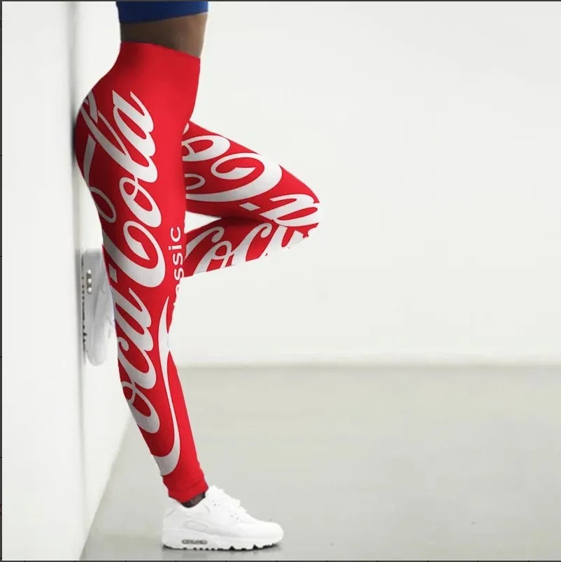 Sport Leggings For Women 3D Snacks Printed Tights Yoga Pants Gym Legging Streetwear Y2K Sexy Ladies Slim fit sports pants