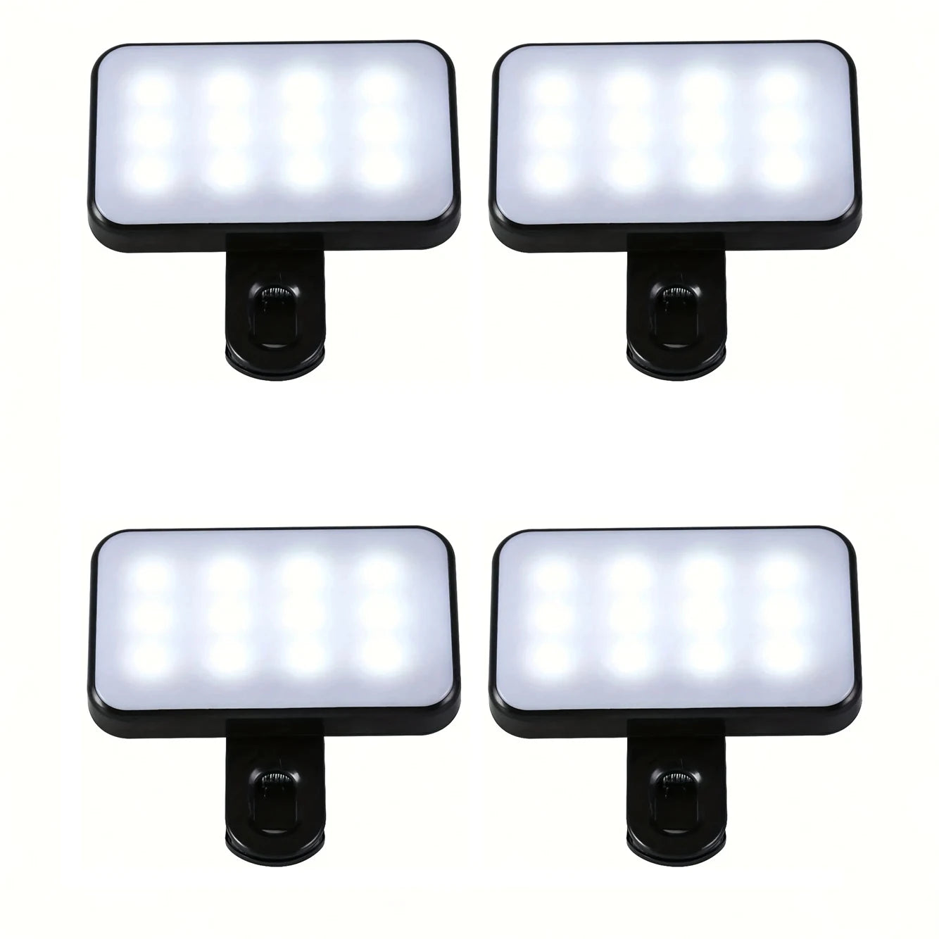 Portable Mini Selfie Video Conference Fill Light 3 Modes Rechargeable Adjustable Brightness for Mobile Phone & Computer