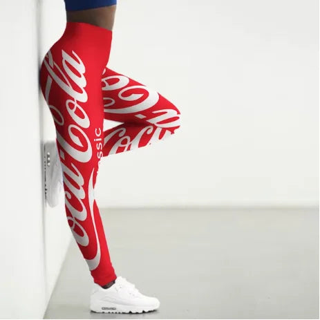 Sport Leggings For Women 3D Snacks Printed Tights Yoga Pants Gym Legging Streetwear Y2K Sexy Ladies Slim fit sports pants