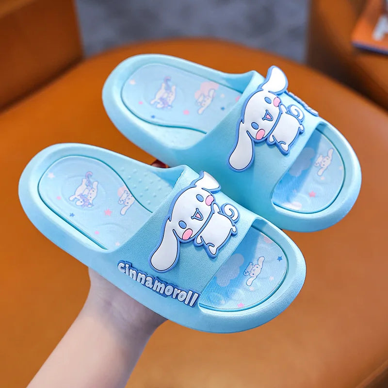 Children's slippers for summer, girls' indoor bathing, anti slip baby home, boys' straight drag