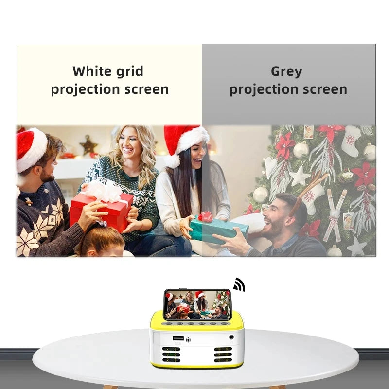 Projector Screen 16:9 High Brightness Reflective Foldable White Grid Anti Light Curtain 100 120 133 150 Inch HD for Home Outdoor