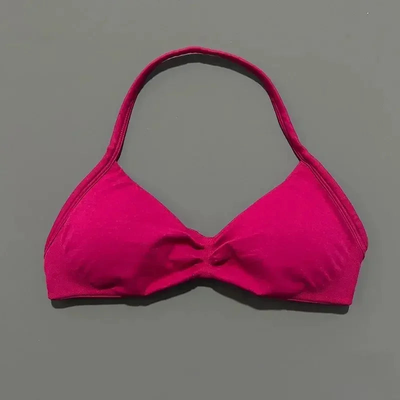New Popular Women's Yoga Bra High Elastic Extinction Neck Printing Beautiful Back Sports Bra Sports Fitness Vest Multi-color