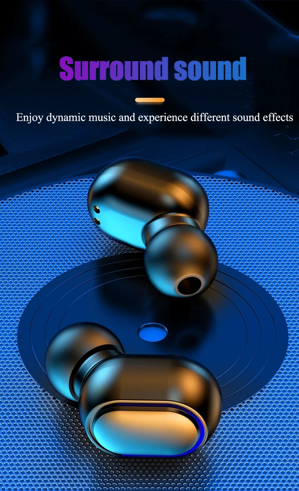 TWS E7S Fone 5.3 Bluetooth Earphones Wireless Headphones Noise Cancelling Earbuds with Mic Wireless Bluetooth Headset for Xiaomi