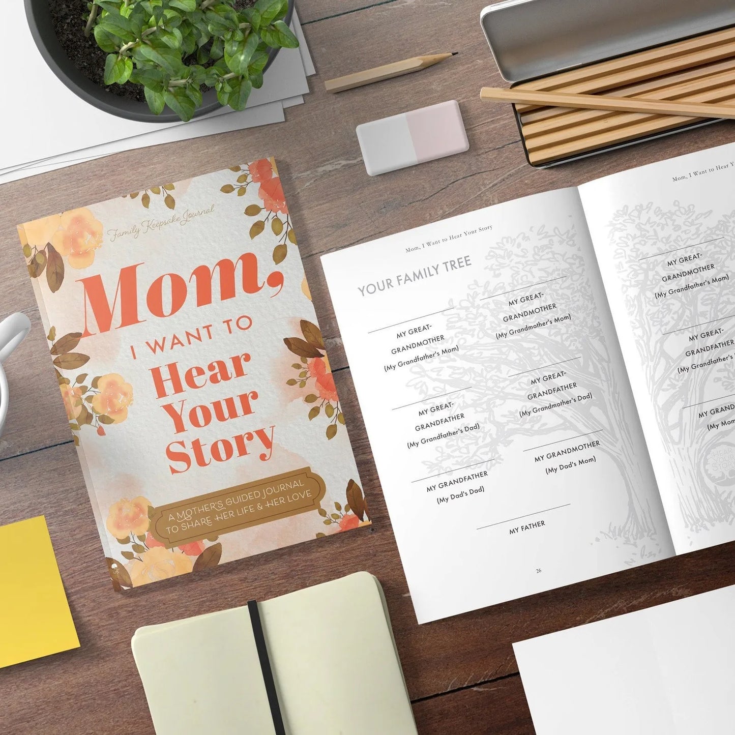 Mom, I Want to Hear Your Story – Heirloom Memory Journal