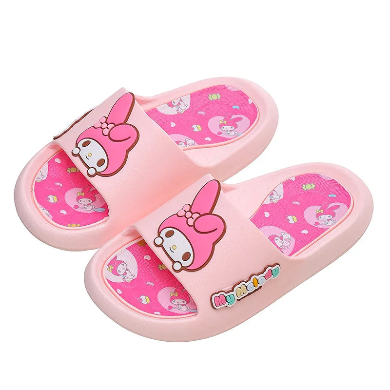 Children's slippers for summer, girls' indoor bathing, anti slip baby home, boys' straight drag