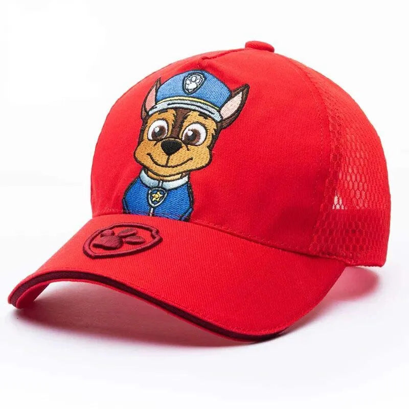 Genuine PAW Patrol Children's baseball Hats Cotton Cute Caps Headgear Chase Skye Print Party Kids Summer Hat Children Gift