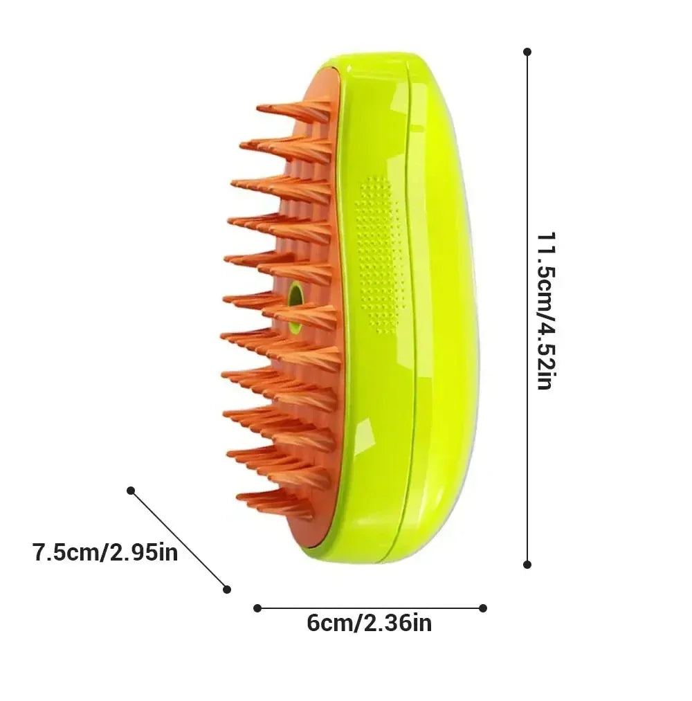 Steam Brush Scratcher for Cats Steam 3 in 1 Pet Brush Cat Steam Brush Comb Dog Brushes Electric Spray Cat Brushes Massage Comb