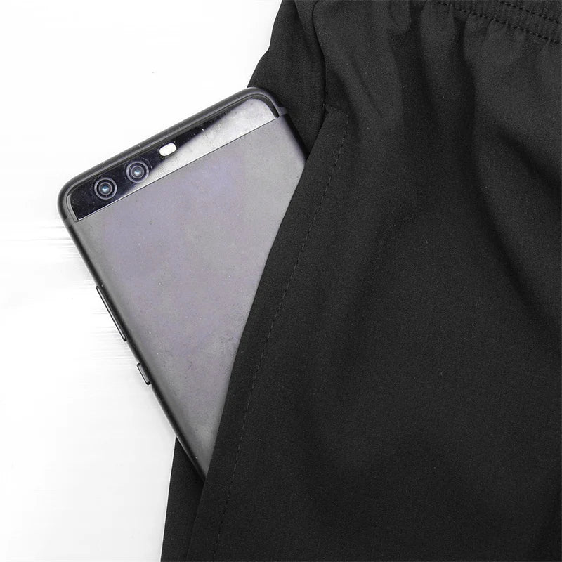 3 Pieces Fitness Suits Athletic Workout Compression Sets for Men Short Sleeve Rash Guard Undershirt Tops Leggings Pants Shorts