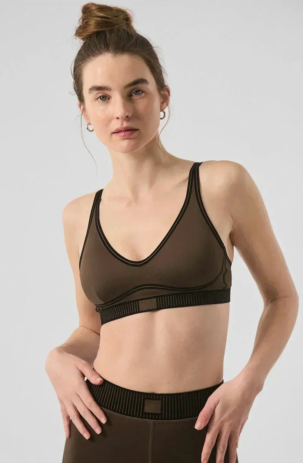 AL Yoga Fitness Suit Air Lift Line Up Bra Air Lift High Waist 7/8 Line Up Legging Slim Fit Comfortable Fitness Tops Tight Pants