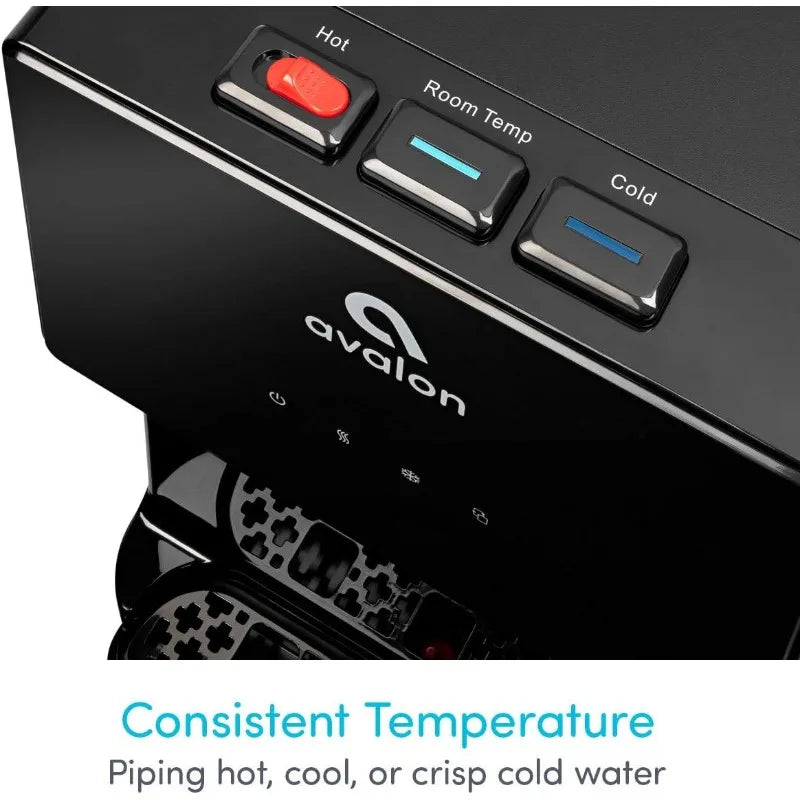 Avalon Bottom Loading Water Cooler Water Dispenser with BioGuard- 3 Temperature Settings - Hot, Cold & Room Water, Durable