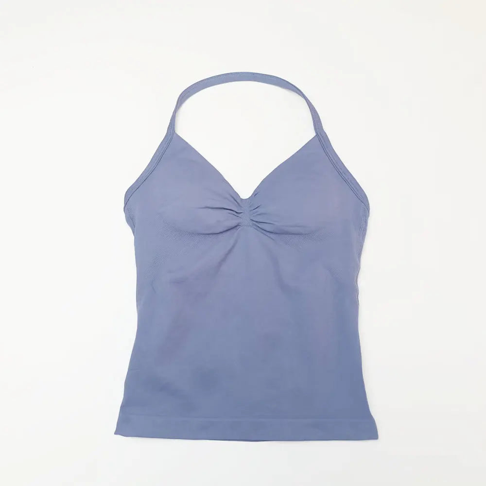 HGC Impact Longline Strappy Top Sports Yoga Vest Underwear Women's Fitness Top Gym Beautiful Back Bra Running Workout Halter