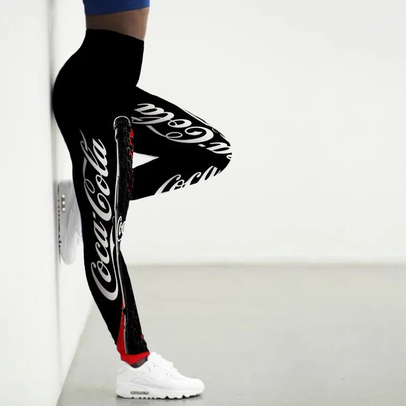 Sport Leggings For Women 3D Snacks Printed Tights Yoga Pants Gym Legging Streetwear Y2K Sexy Ladies Slim fit sports pants