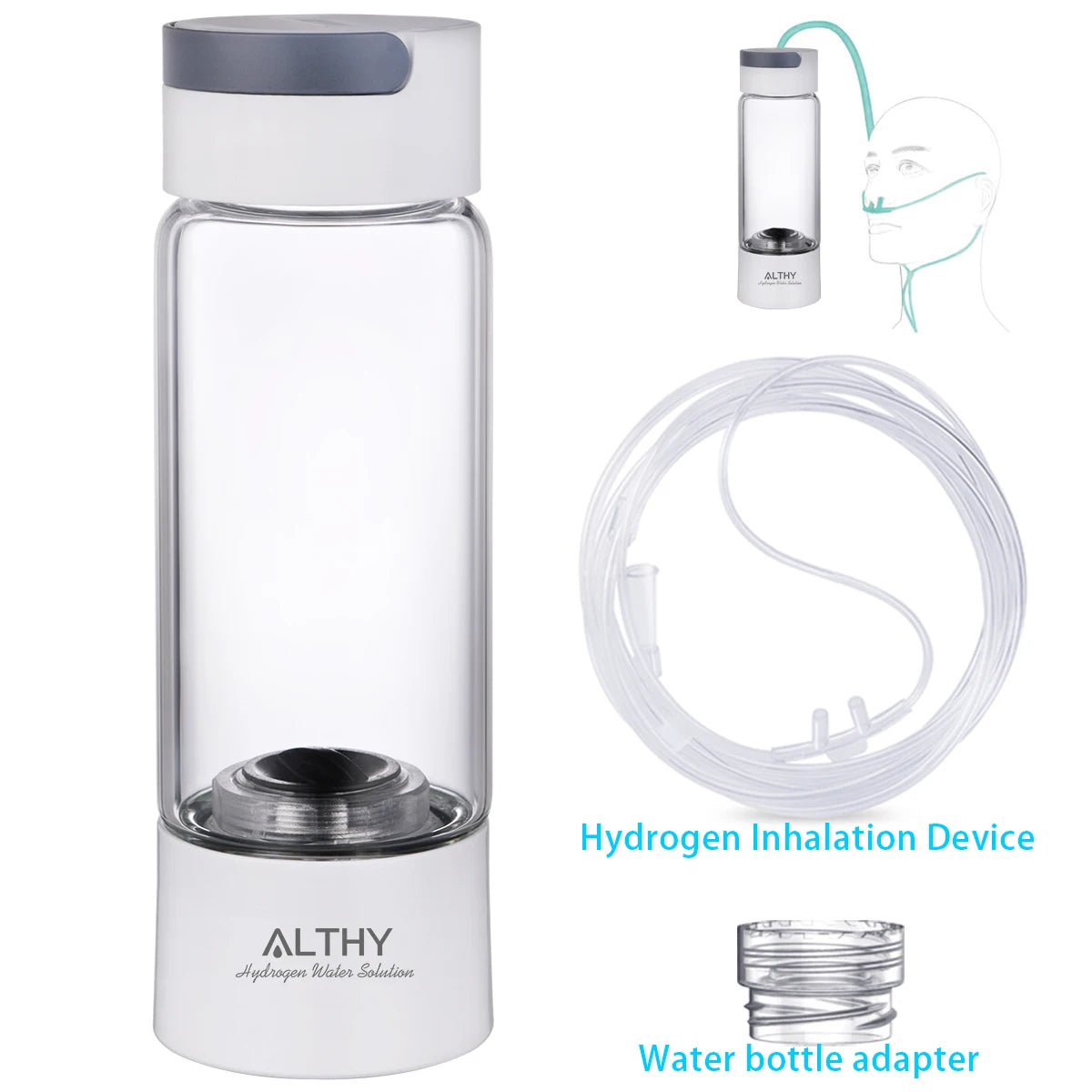 Borosilicate glass bottle – non-toxic and odorless