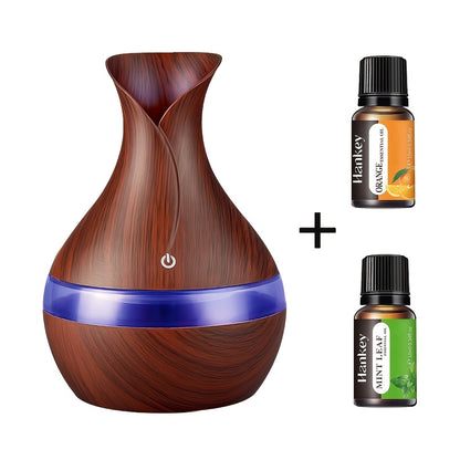 New Excellence Home USB 10.14oz Humidifier Touch Switch Diffuser With 7 LED Lights For Living Room Bedroom With essential oils