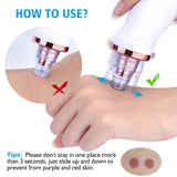 Nano Ionic Facial vaporizer Hot Face Steamer Blackhead Remover Vacuum Skin Scrubber Silicone Face Cleaning Brush Skin Care Set